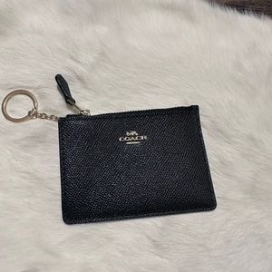 COACH Logo Crossgrain Mini Skinny ID Case